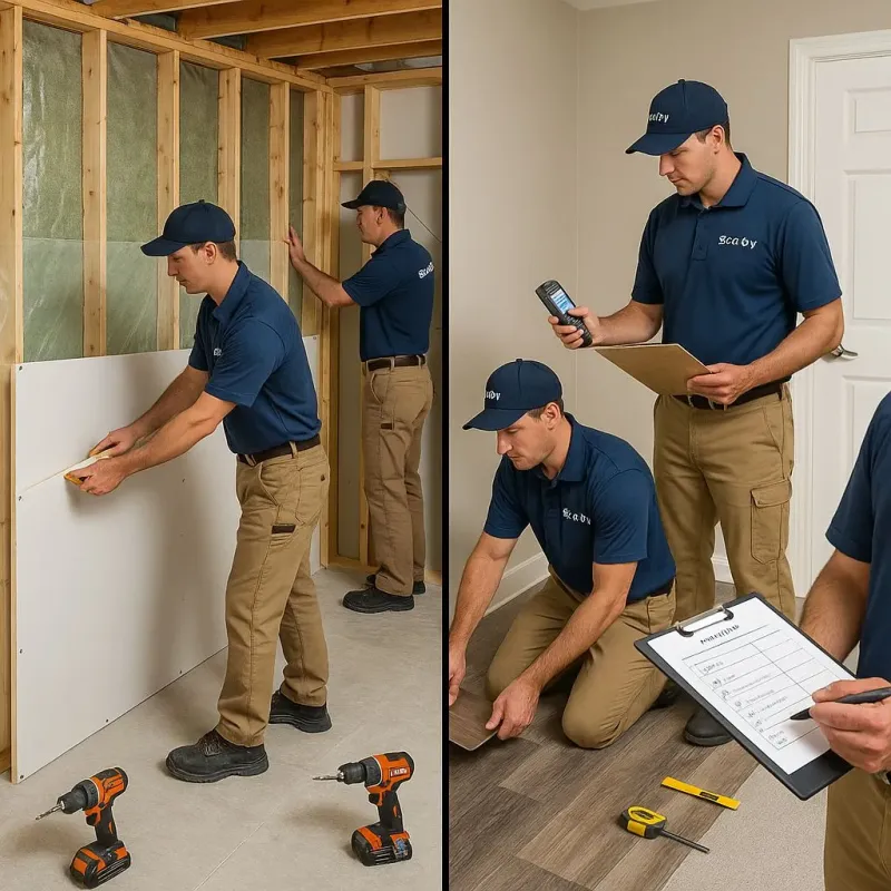 Repairs and Reconstruction process in Des Allemands, LA